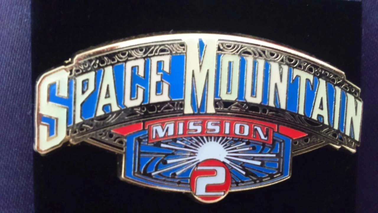 Rare Pins Disney Disneyland Paris : attraction space mountain mission 2